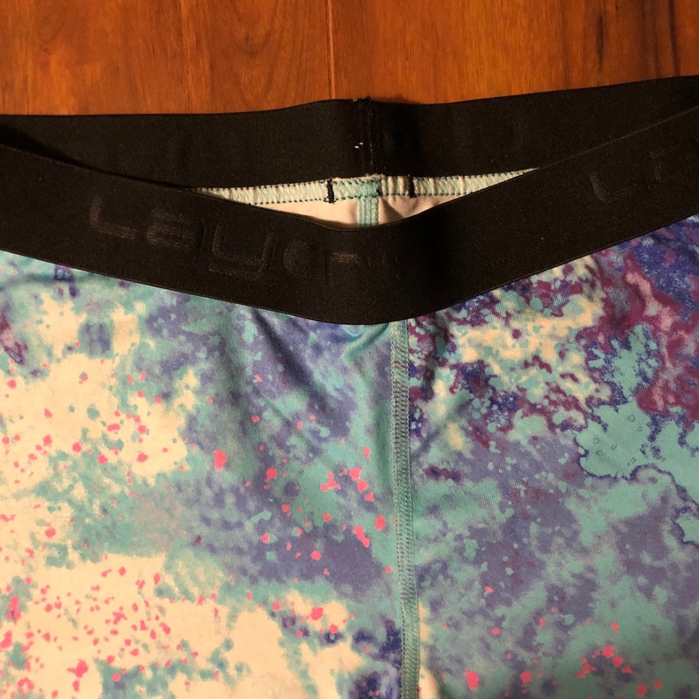 SOLD! Layer 8 Leggings in Shades of Blue - Picture 2 of 5